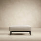 Malloy Ottoman With Black Metal Legs 95-543127 Innovation Living USA