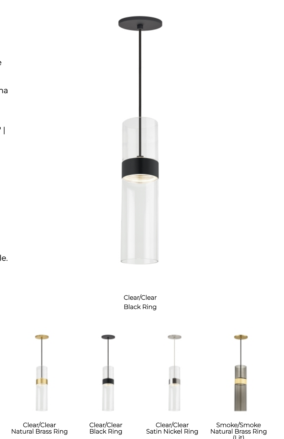Manette 3 5-inch Handblown Glass LED Pendant by Visual & Comfort & Co