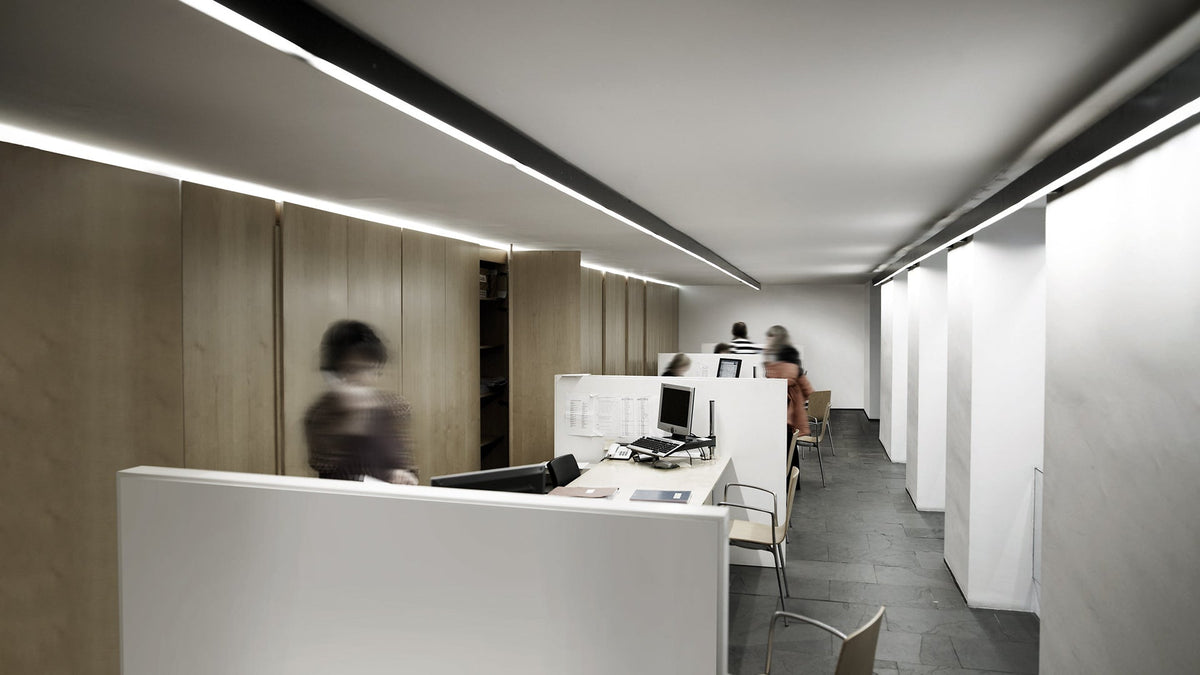 Marc C linear LED lamp by David Abad