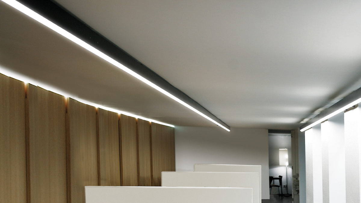 Marc C linear LED lamp by David Abad