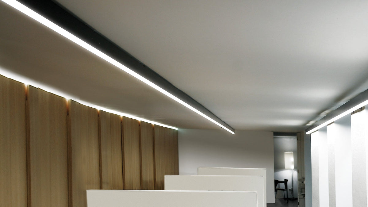 Marc C linear LED lamp by David Abad