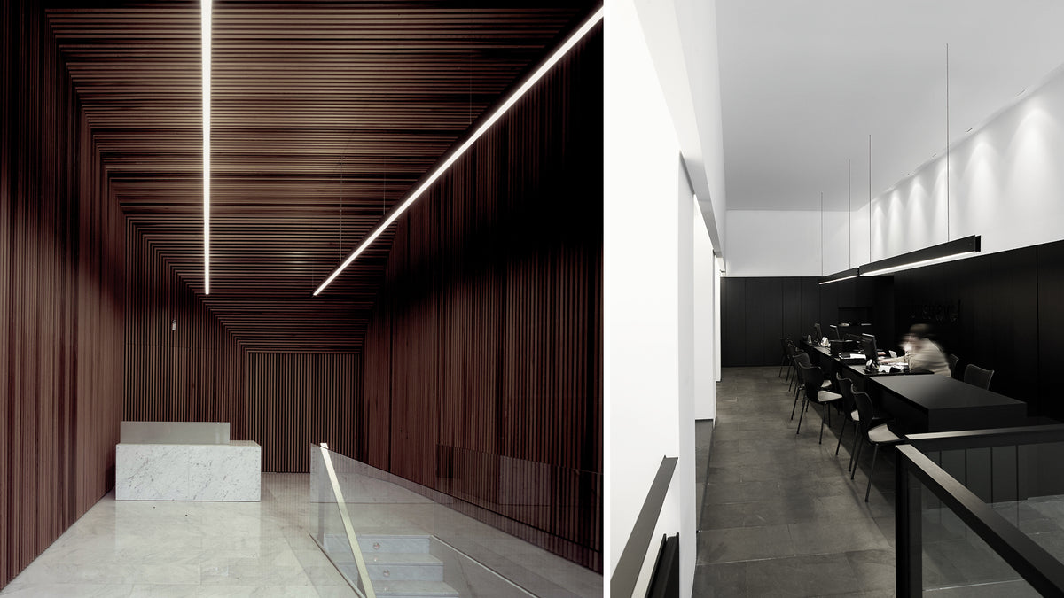 Marc S linear LED lamp by David Abad