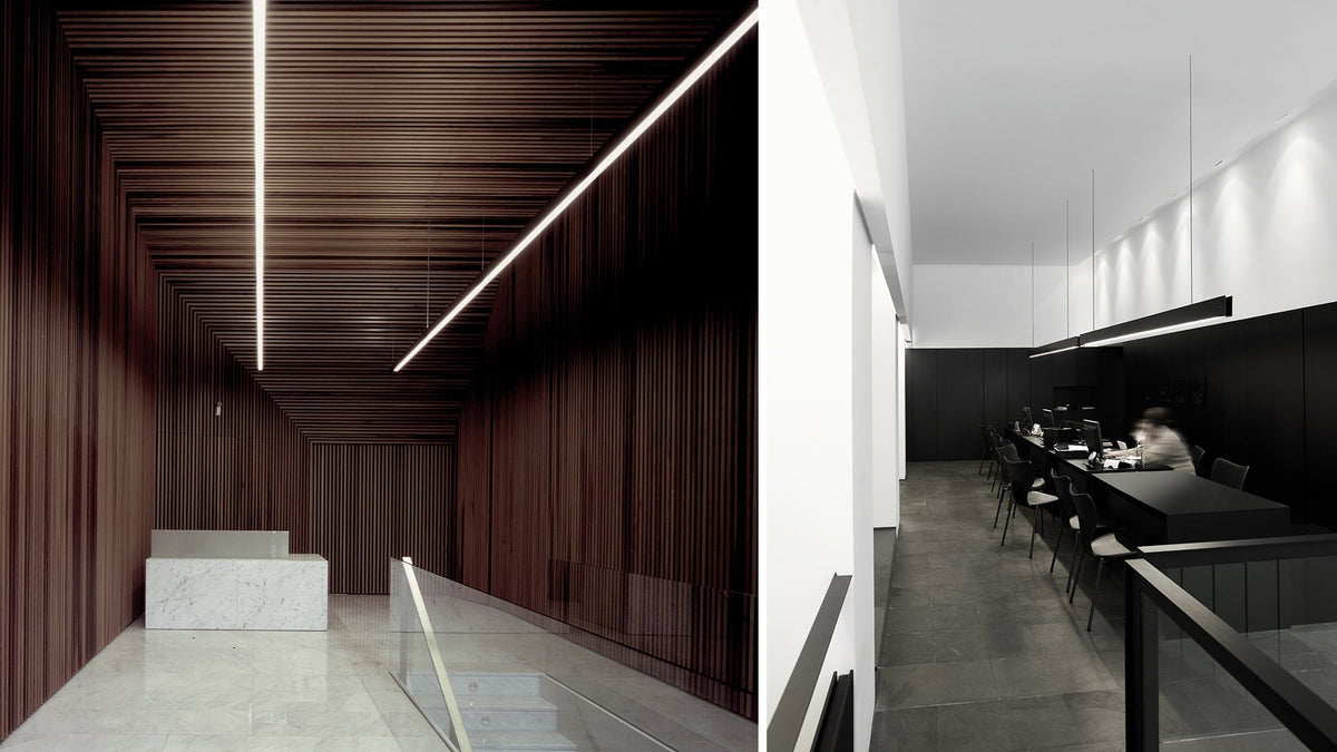 Marc S linear LED lamp by David Abad