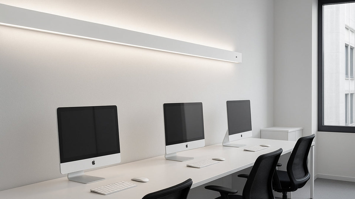 Marc W linear LED lamp by David Abad