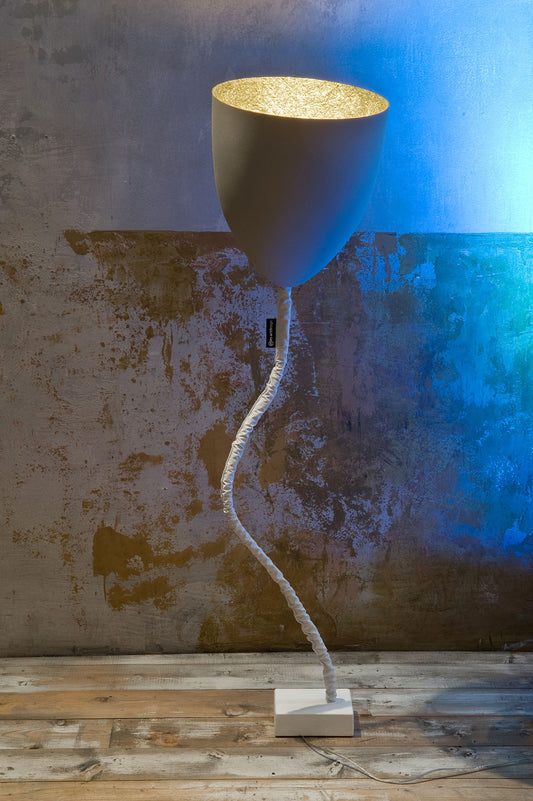 Matt Flower Cemento Floor Lamp by In-Es Artdesign
