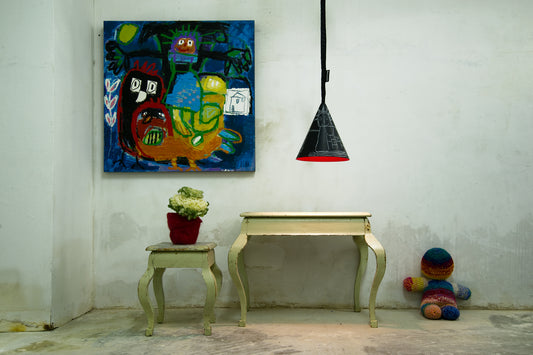 Matt Jazz Lavagna Pendant By In-Es Artdesign