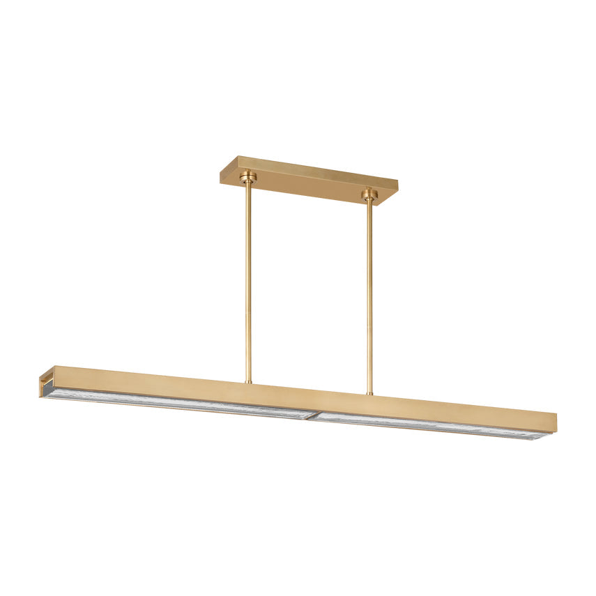 Maybeck 48 Linear Brass Chandelier by Visual & Comfort & Co
