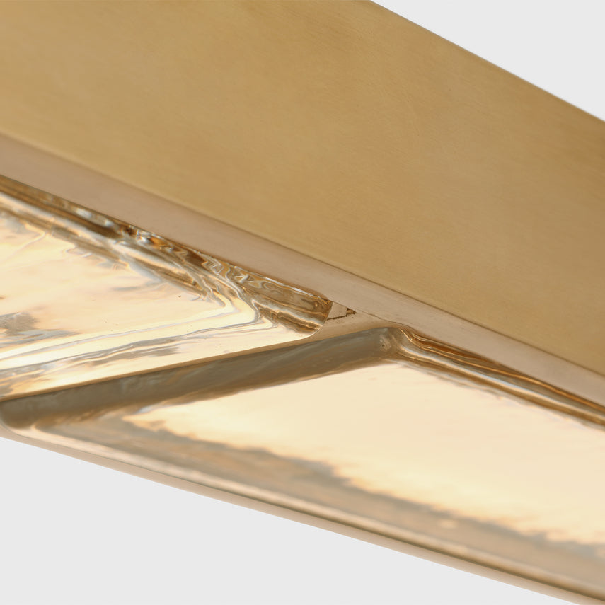 Maybeck 48 Linear Brass Chandelier by Visual & Comfort & Co