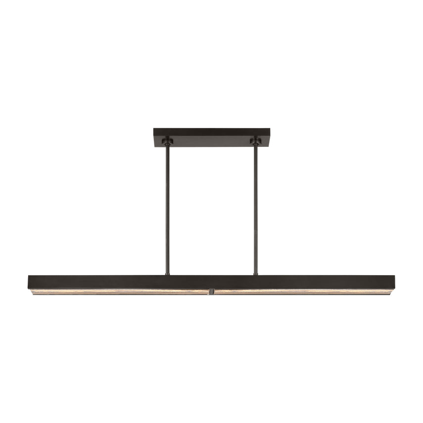 Maybeck 48 Linear Brass Chandelier by Visual & Comfort & Co