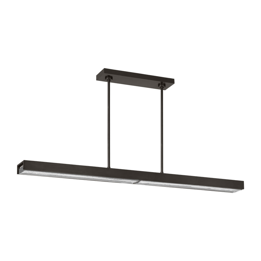 Maybeck 48 Linear Brass Chandelier by Visual & Comfort & Co
