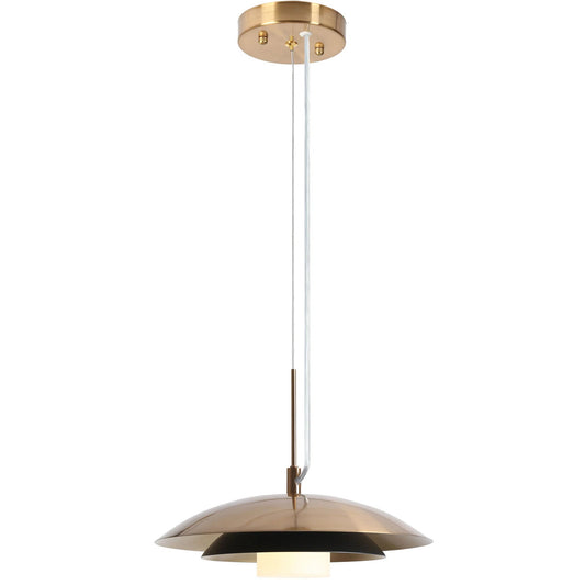 Modern Black Brass LED Pendant Ha05053 - LNC Home