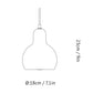 Mega Bulb Sr2 Pendant Light Silver Lustre by &Tradition