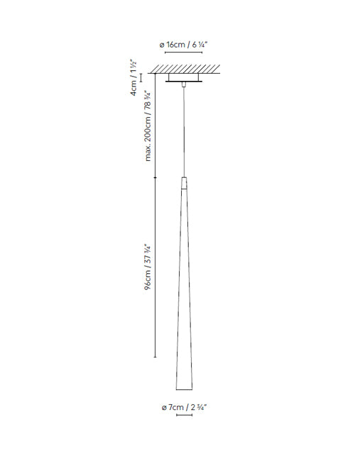 B.lux Micro S Oversize dimension drawing