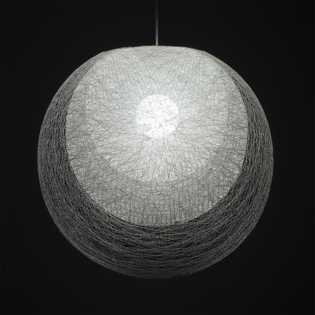 Yamagiwa Mayuhana Mie Pendant Light by Toyo Ito, in white (image 1 of 3)