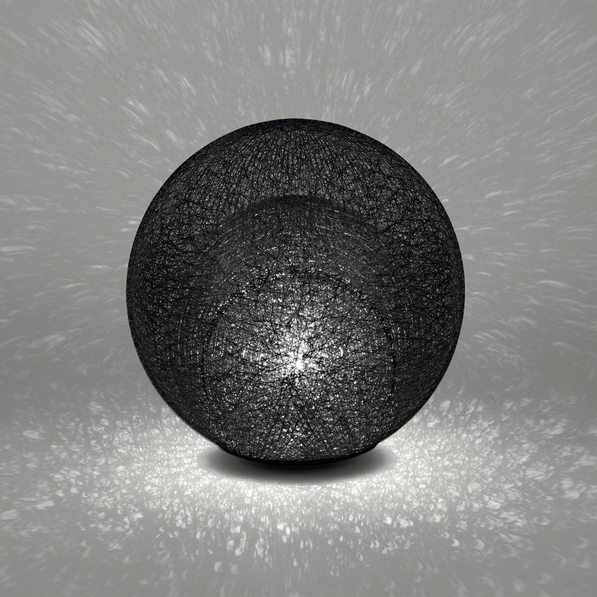 Yamagiwa Mayuhana Mie Floor Lamp by Toyo Ito, in black (image 2 of 3)