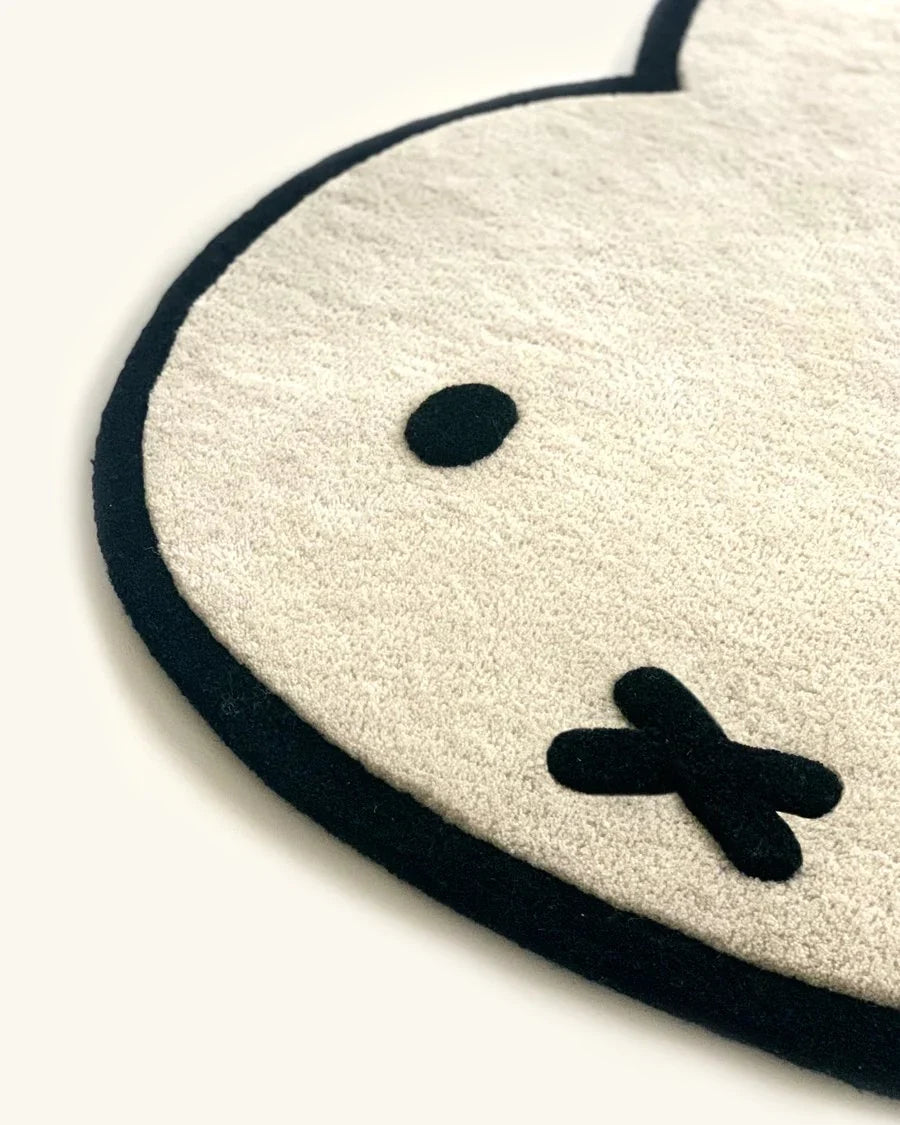 Maison Deux Miffy Rug in Cream/Black – detail 3