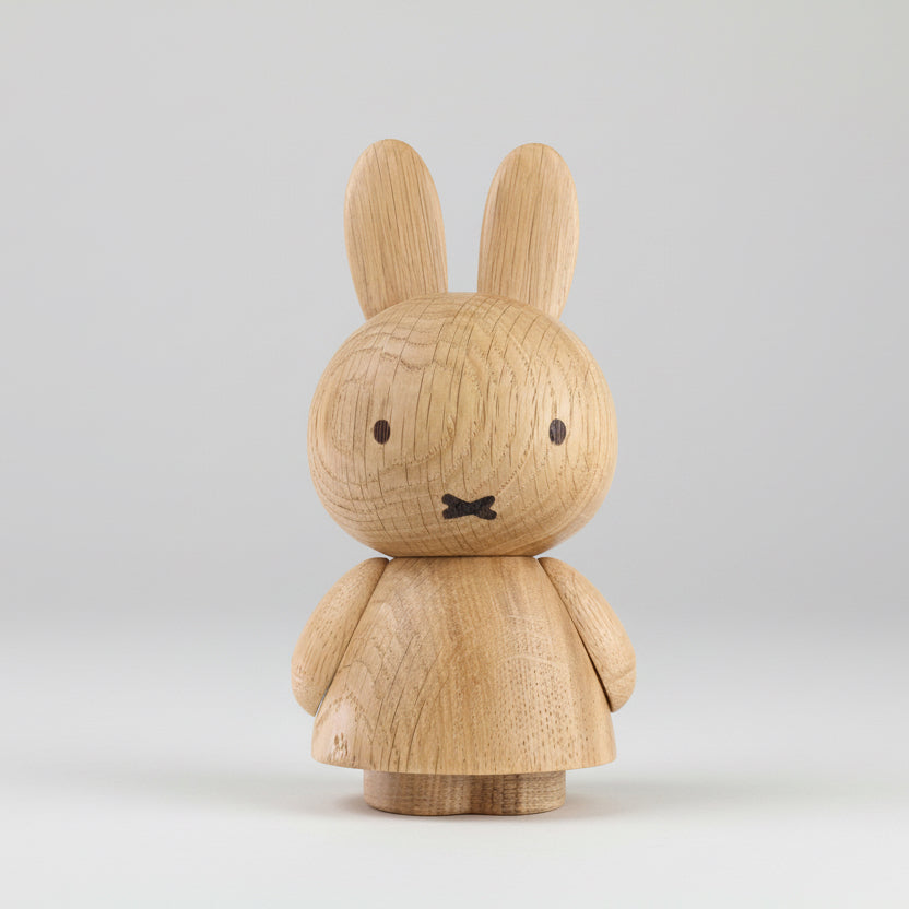 Boyhood Miffy wooden figure in oak, Small (image 1)