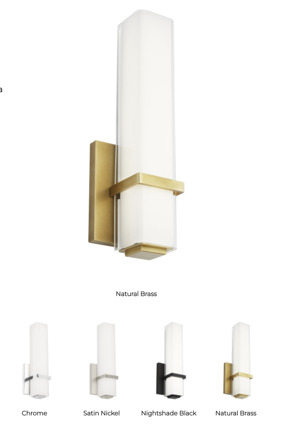 Visual Comfort Milan 13 Inch Led Bath Sconce 