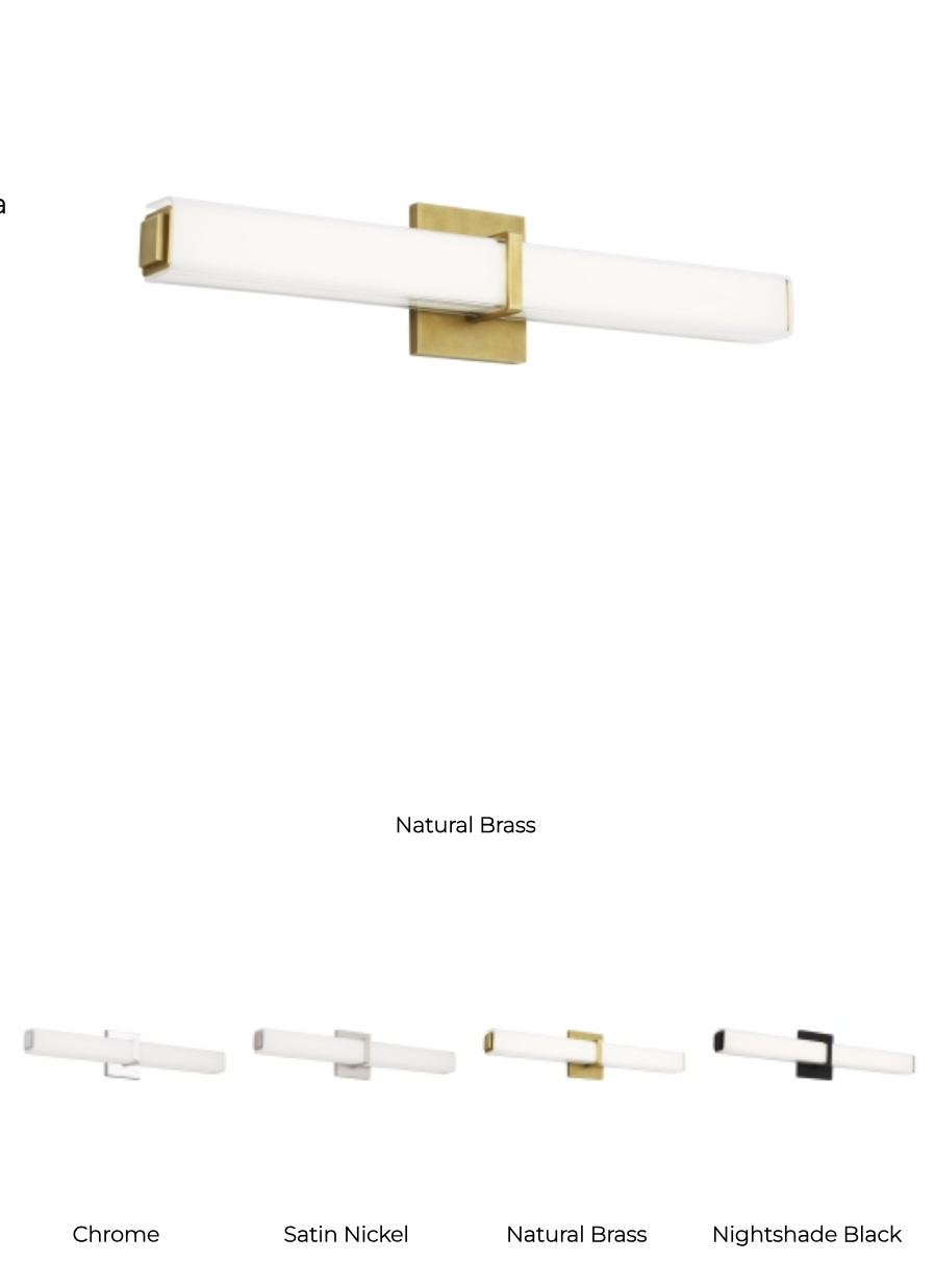 Visual Comfort Milan 24 Led High Cri Bath Light 