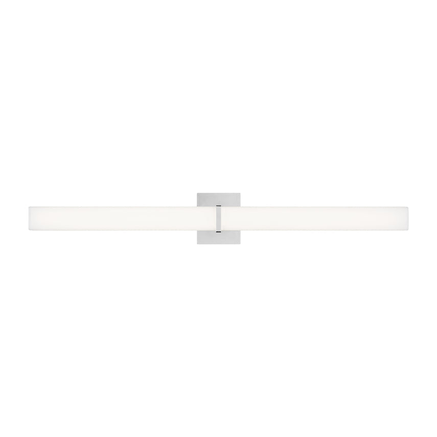 Milan 36 LED Bathroom Wall Light Chrome by Visual & Comfort & Co