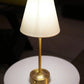 Mini Cordless Buffet Lamp Antique Brass with elegant brass finish