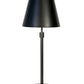 Portable Mini Cordless Buffet Lamp Black Metal Shade by Modern Lantern