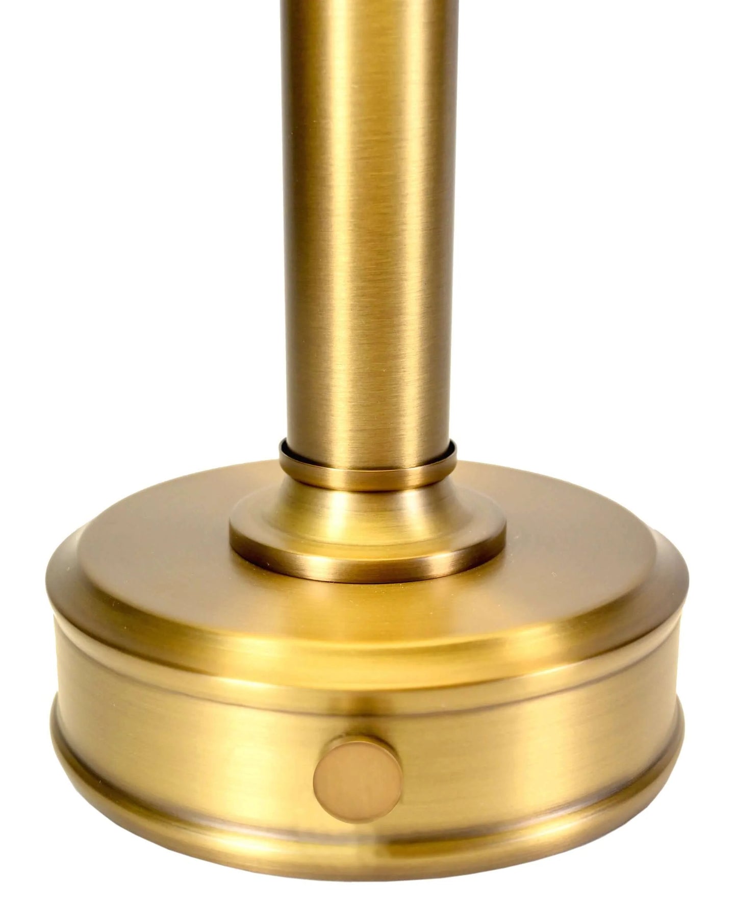 Mini Tito portable lamp with metal dome shade and LED illumination