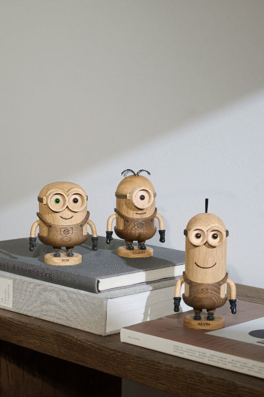 Boyhood Minions Stuart wooden figure in oak & smoked oak, photo 11 (image 11)