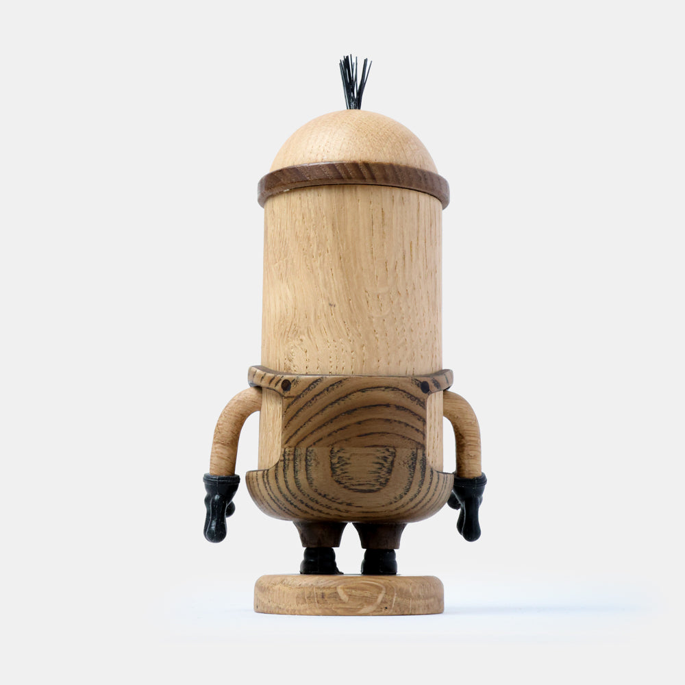 Boyhood Minions Kevin wooden figure in oak & smoked oak, view 4 (image 4)