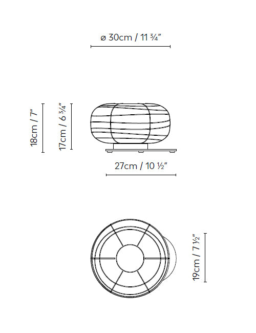 B.lux Misko T15 dimension drawing