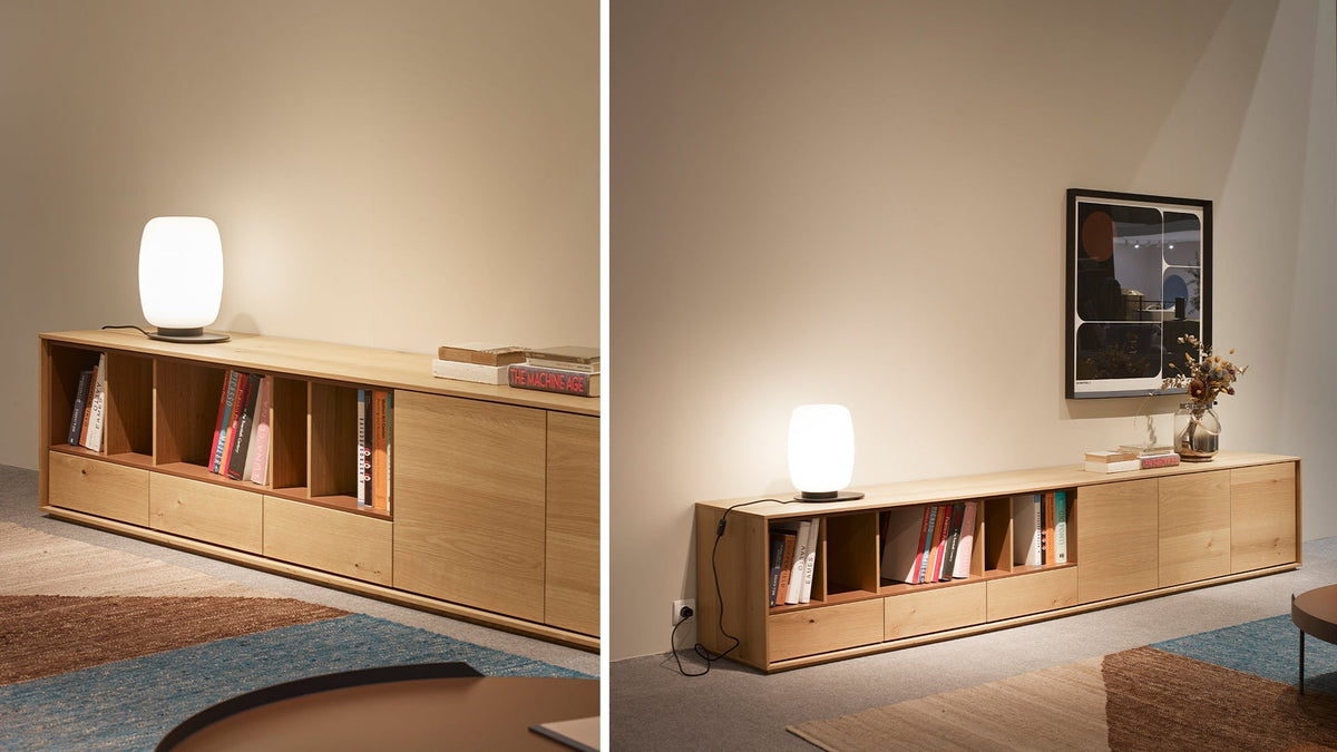Misko T table lamp by Stone Designs