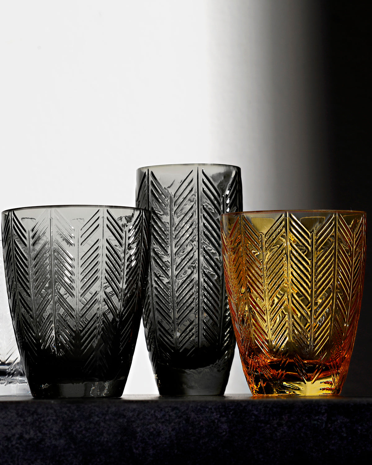 Missoni Home Zig Zag Grey champagne glasses – photo 3