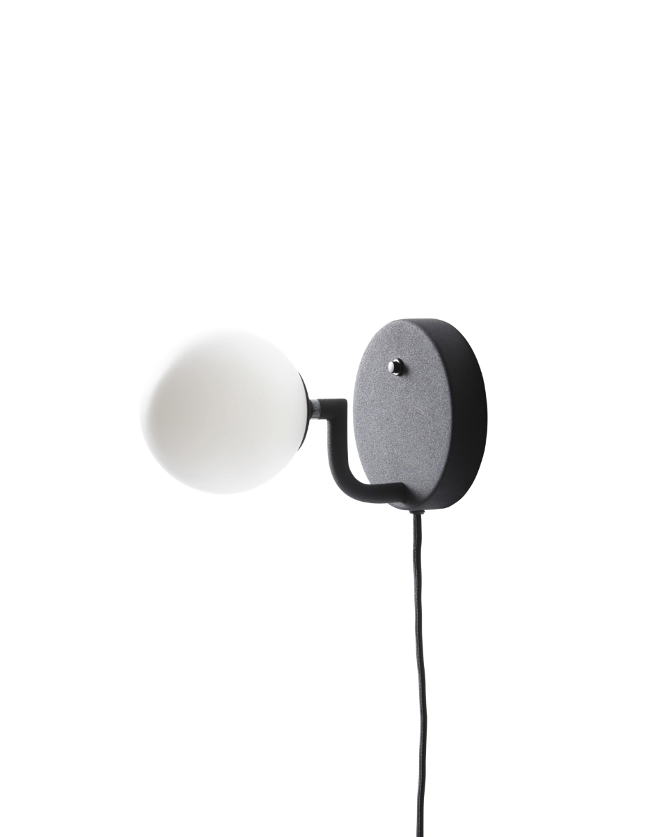 Pholc Mobil wall light by Monika Mulder – Black and Opal