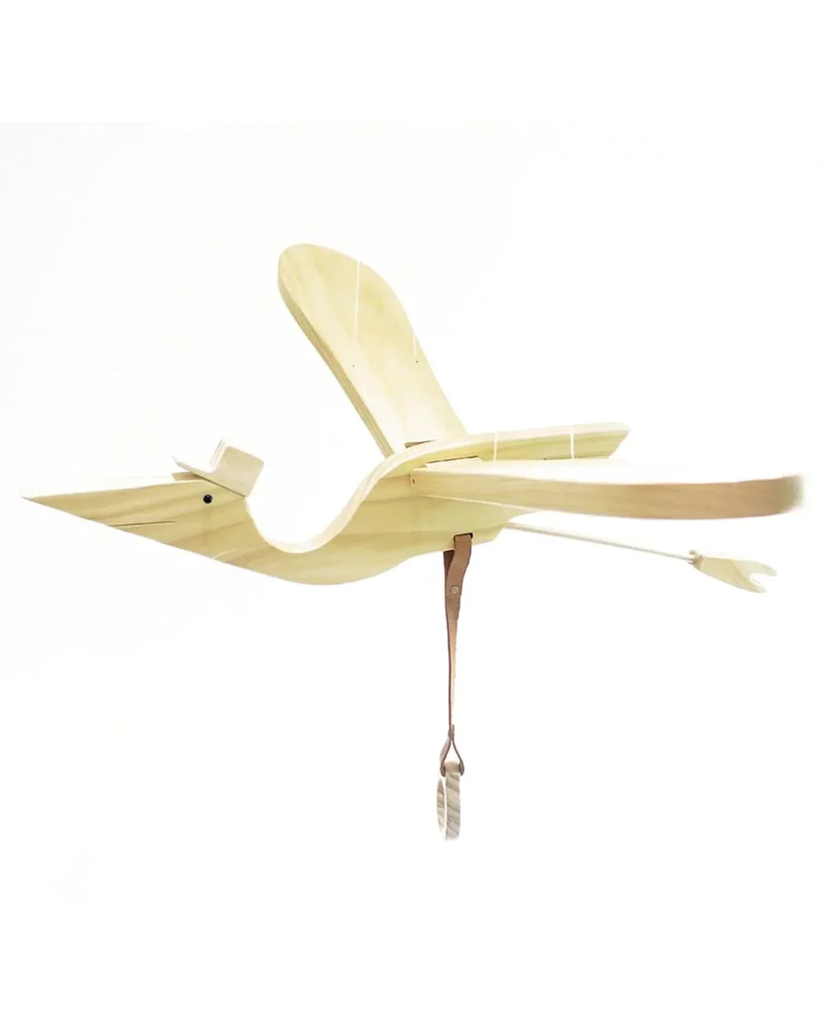 Eguchi Toys Bird Mobile Medium, Wood – on white