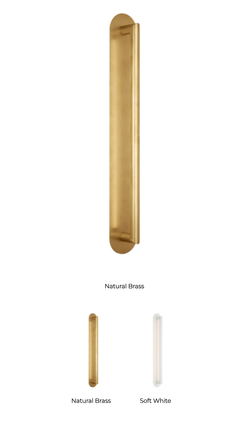 Led Wall Sconce 35In Soft White by Visual & Comfort & Co
