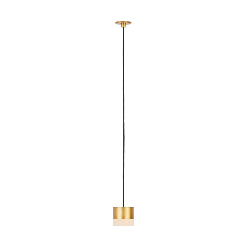 Alabaster Cylinder LED Pendant 1 Light by Visual & Comfort & Co