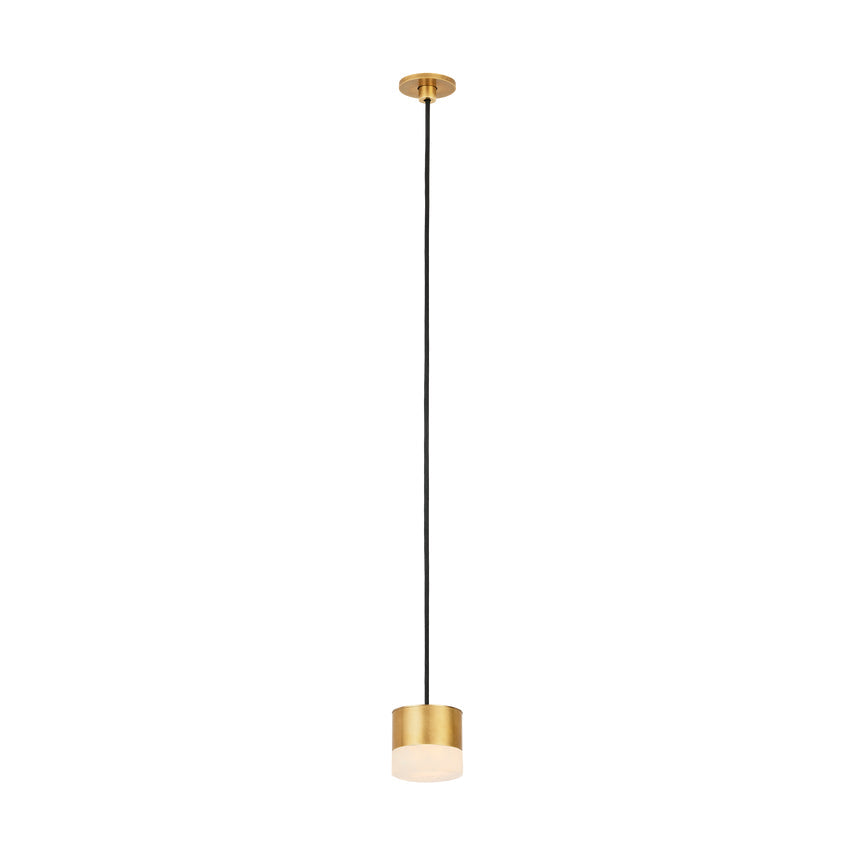 Alabaster Cylinder LED Pendant 1 Light by Visual & Comfort & Co