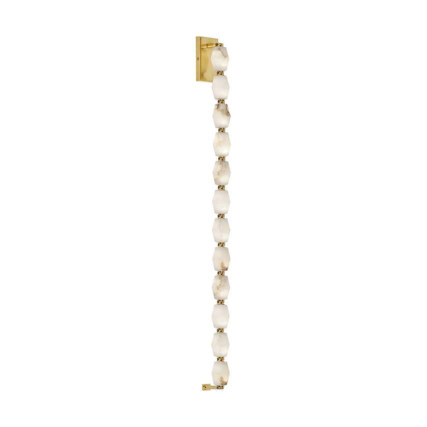 Collier 40In Alabaster Sconce by Visual & Comfort & Co