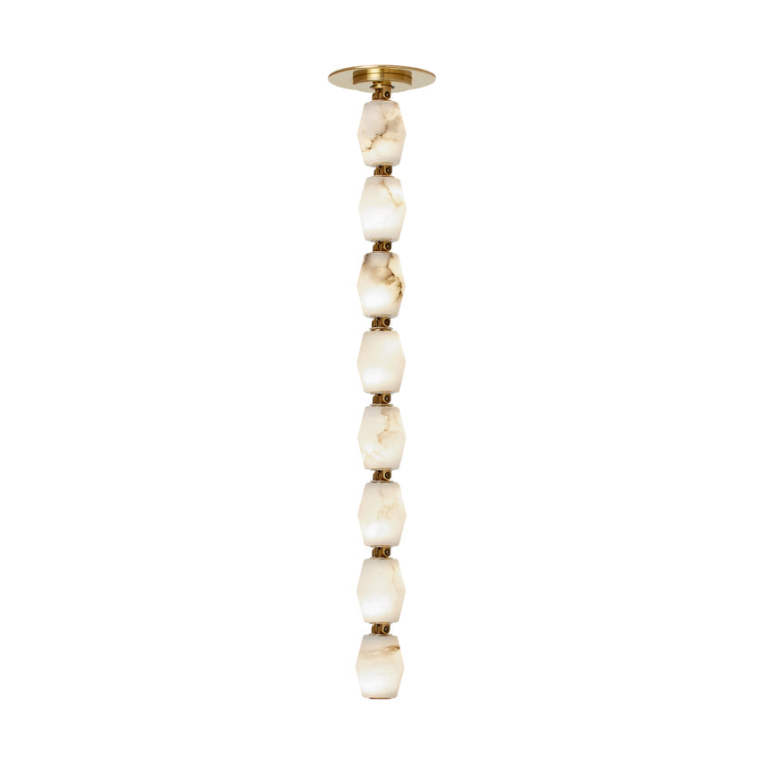 Collier 24 Alabaster LED Pendant by Visual & Comfort & Co