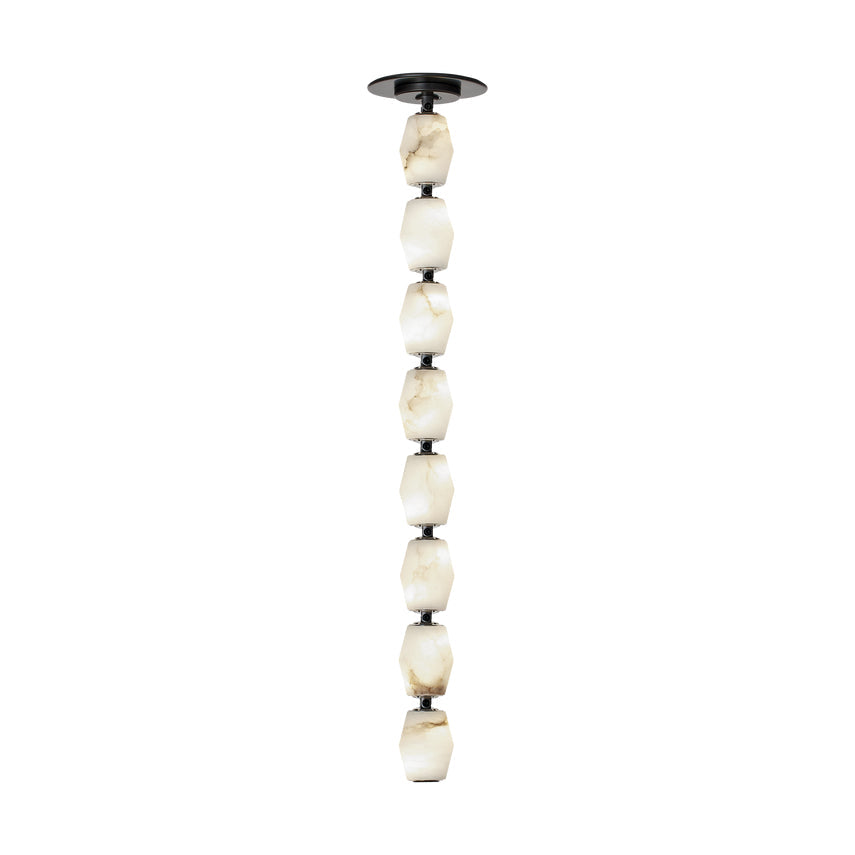 Collier 24 Alabaster LED Pendant by Visual & Comfort & Co