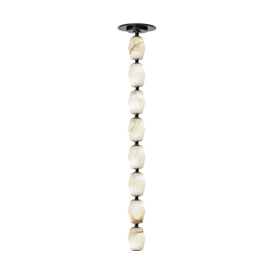 Collier 24 Alabaster LED Pendant by Visual & Comfort & Co