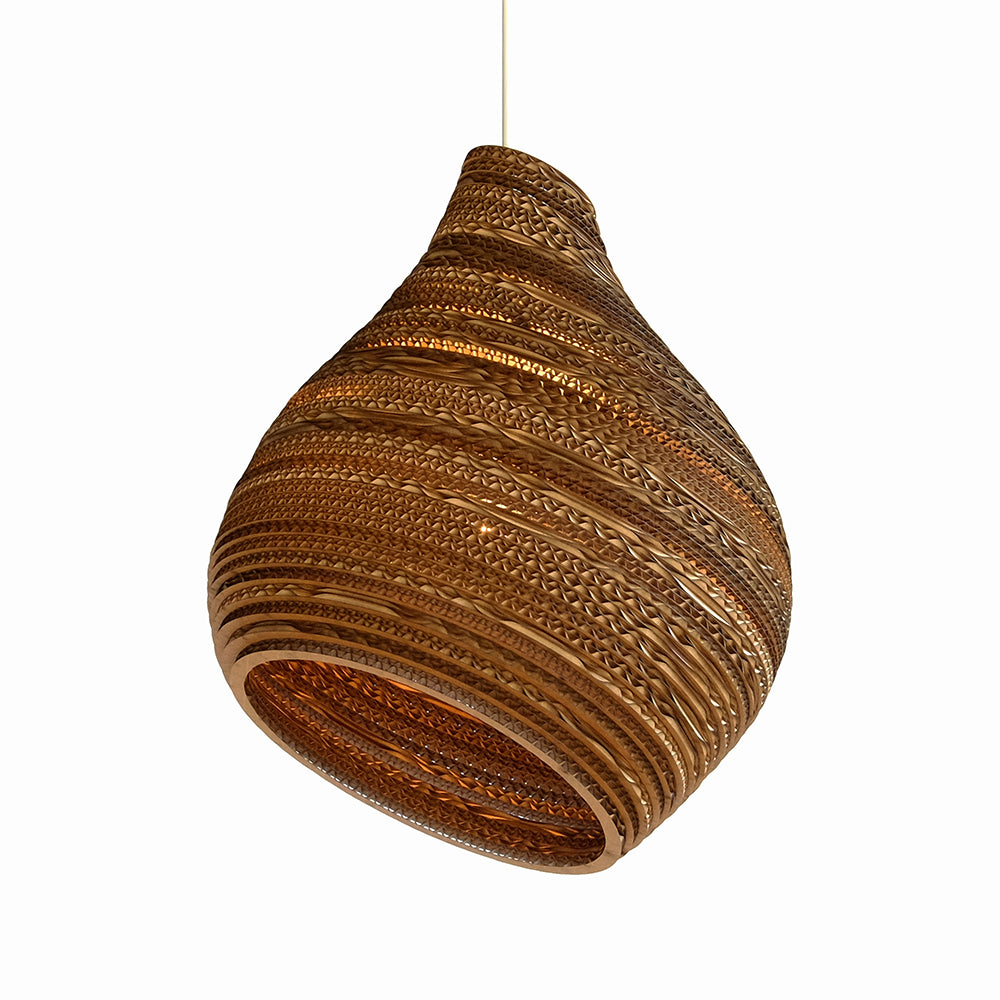 Scraplights Nest Sustainable Cardboard Pendant By Graypants