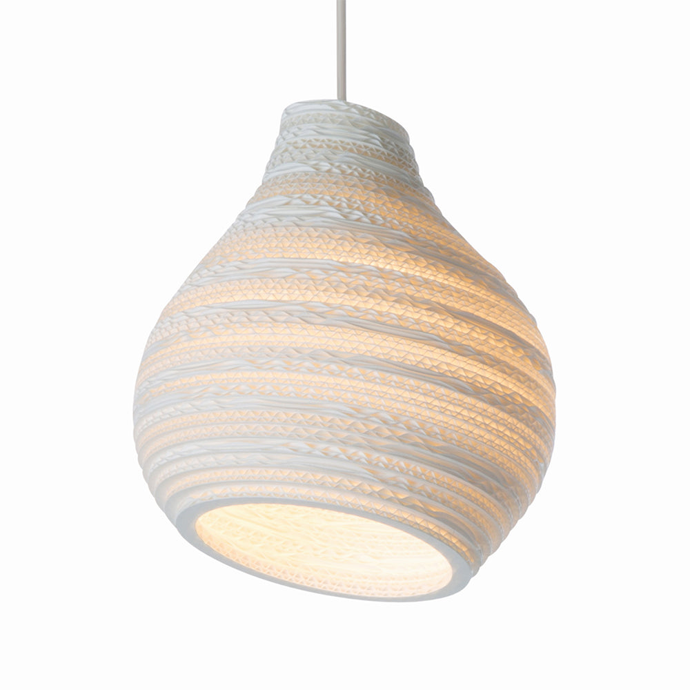 Scraplights Nest Sustainable Cardboard Pendant By Graypants