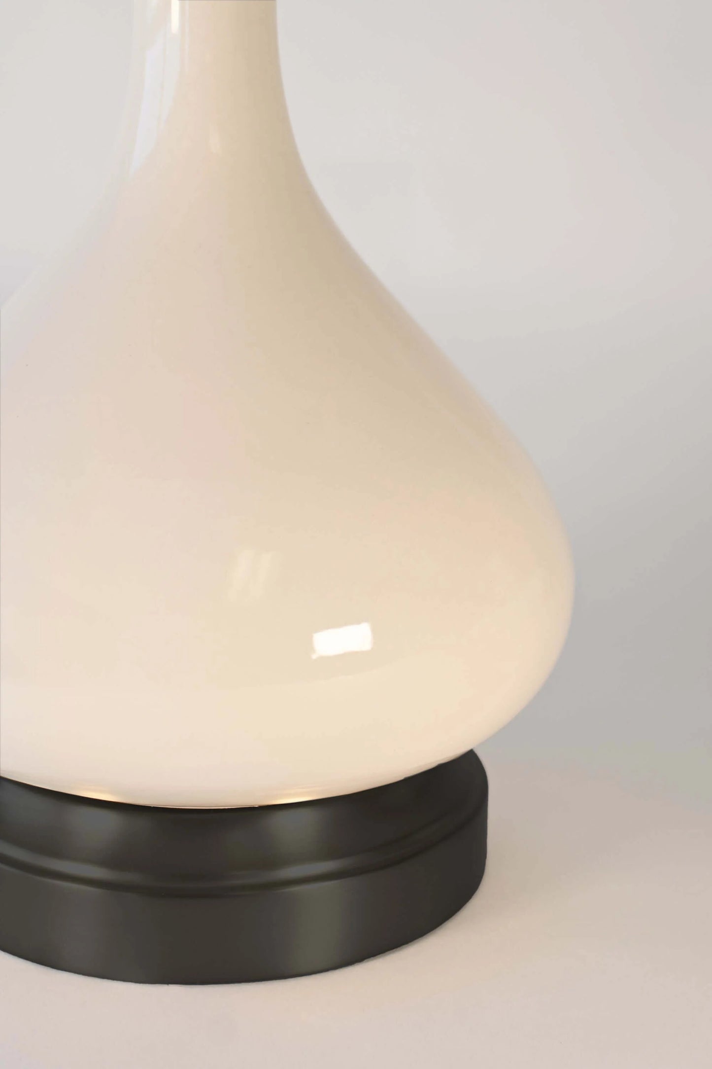 Premium Rechargeable Ceramic Accent Lamp with Linen Shade
