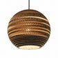Moon Pendant Recycled Cardboard Lamp By Graypants