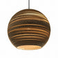 Moon Pendant Recycled Cardboard Lamp By Graypants