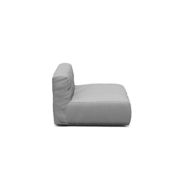 blomus Grow Single Sectional Outdoor Patio Seat Coal Color