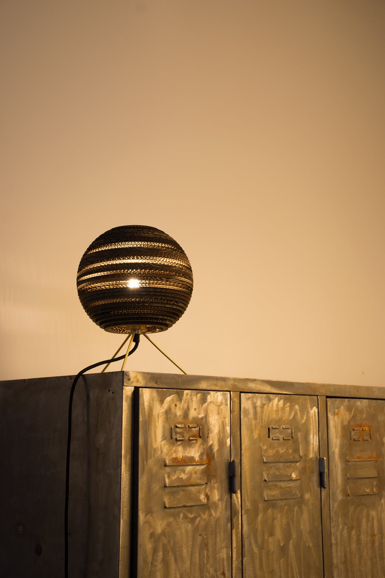 Recycled Moon Lamp Brass Light By Graypants