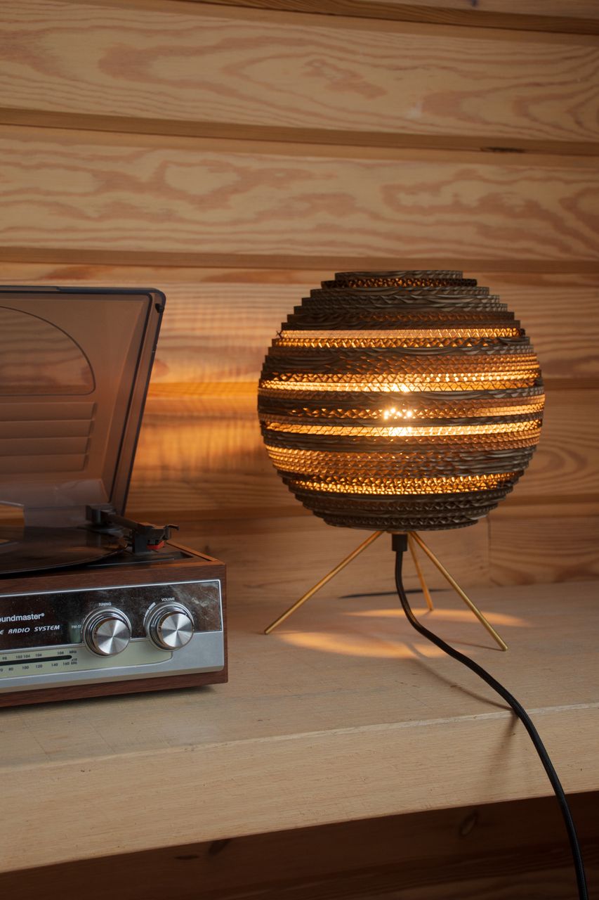 Recycled Moon Lamp Brass Light By Graypants