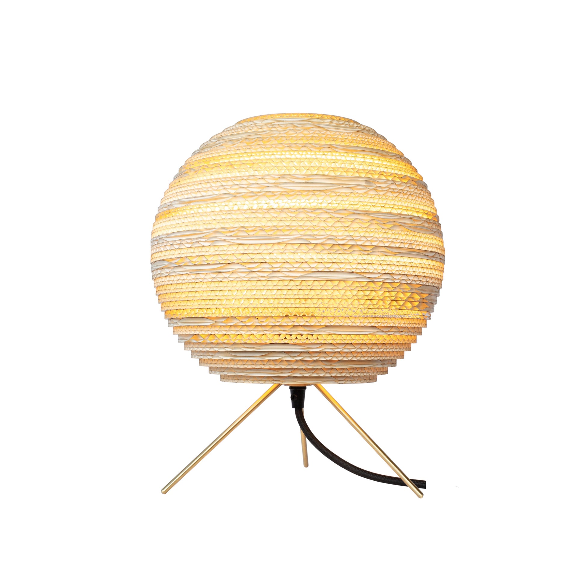 Recycled Moon Lamp Brass Light By Graypants